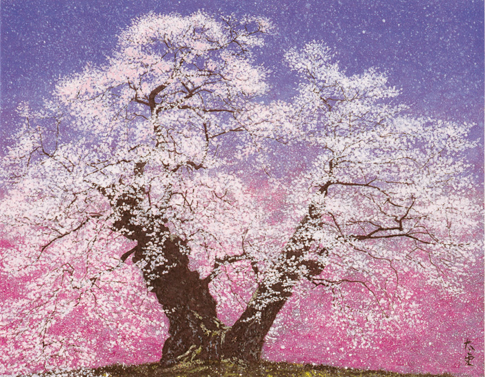 一枚の繪 － －桜花爛漫－百瀬太虚 油彩画展