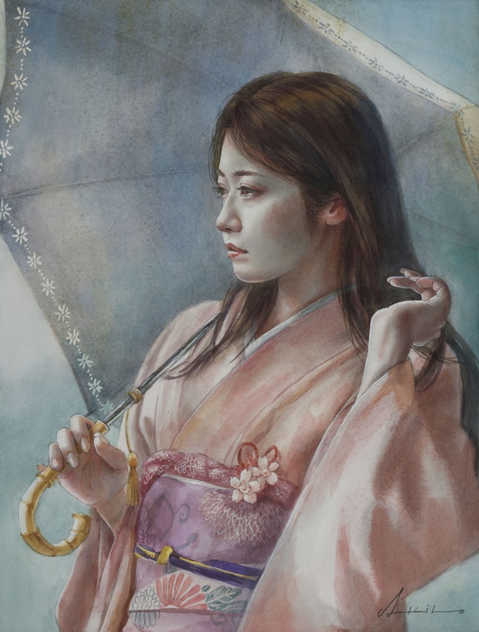 今月のおすすめ作品＜水彩で描く人物画の競演＞ | 一枚の繪 