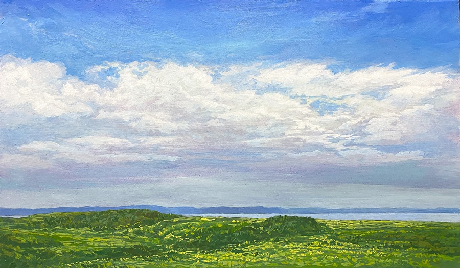 「道東風景」 油彩M6号  165,000円