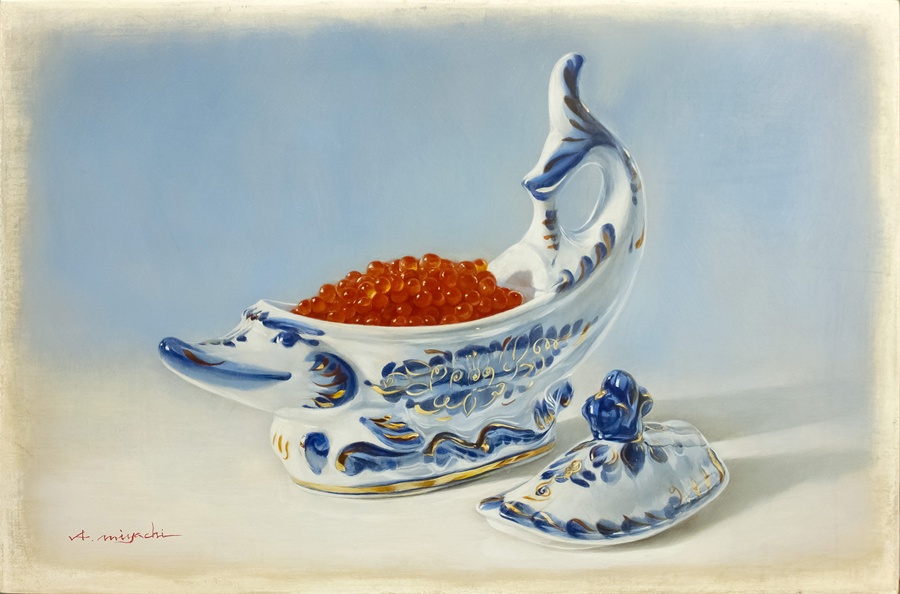 「イクラのグジェリ 」油彩P4号  154,000円