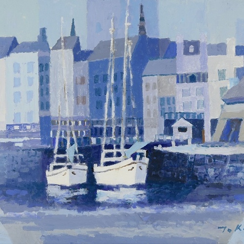 「オンフルール」 油彩6号