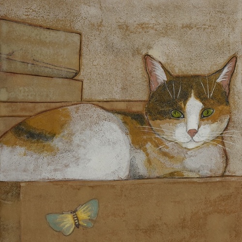 「三毛子」 日本画M6号