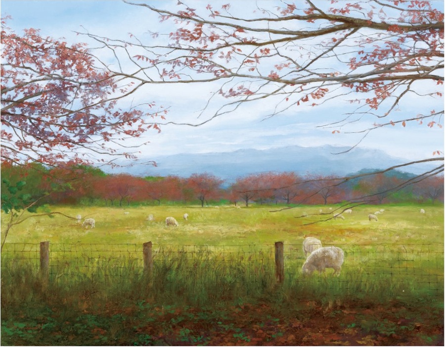 「小晴日和」油彩P10号  330,000円