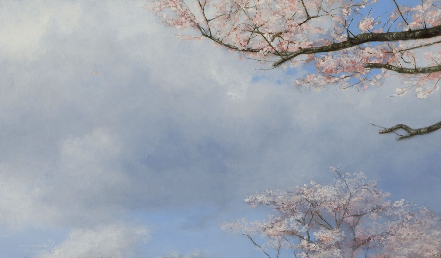 「旅人」　油彩M6号　198,000円