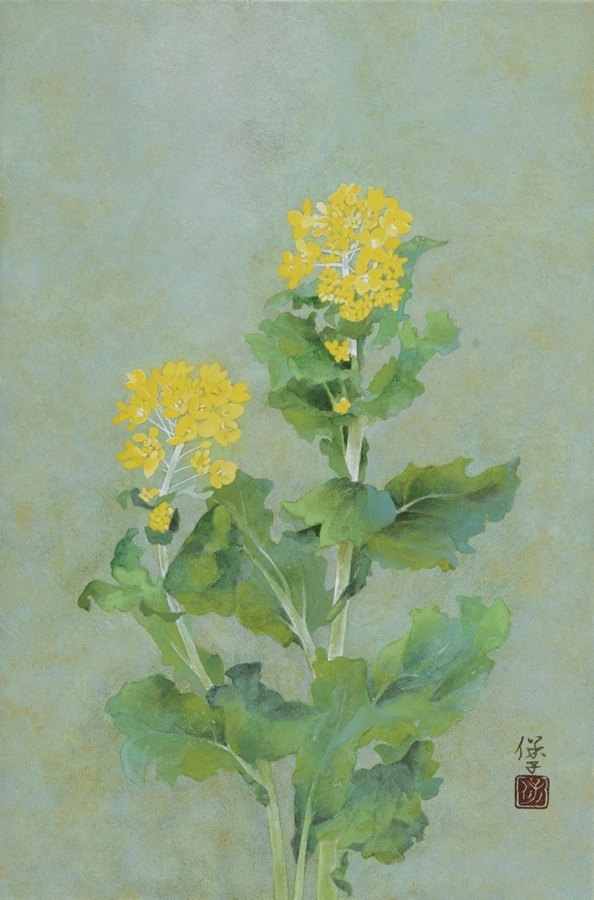 「菜の花」 日本画P6号　528,000円 