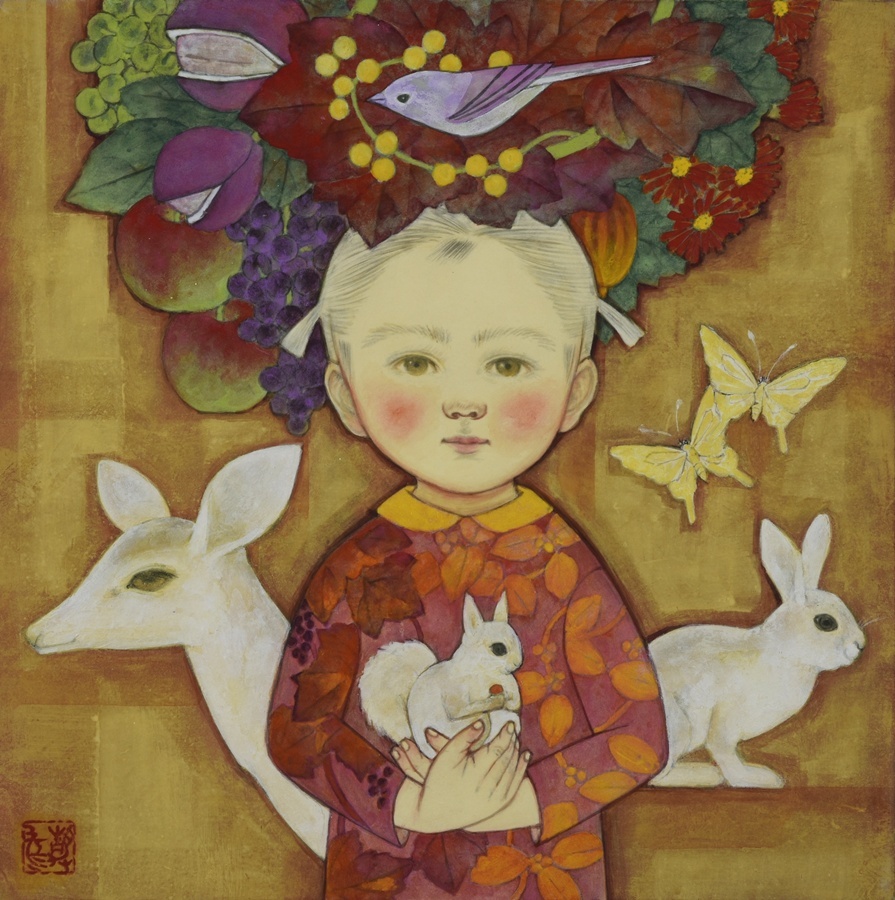 「穣りの童子」　日本S4号　385,000円